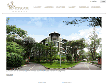 Tablet Screenshot of bishopsgateresidences.com